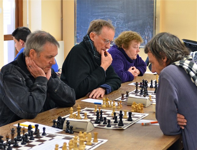Paul, J.P., Danielle et Thierry Husser de Munster.