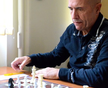 Bruno Brengard, toujours aussi agressif dans son jeu.