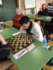 Salah qui a bien géré son temps à la pendule.